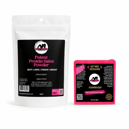 Get Thick Quick™ Weight Gain Powder & Body Enhancement Soap System - Get Thick Products