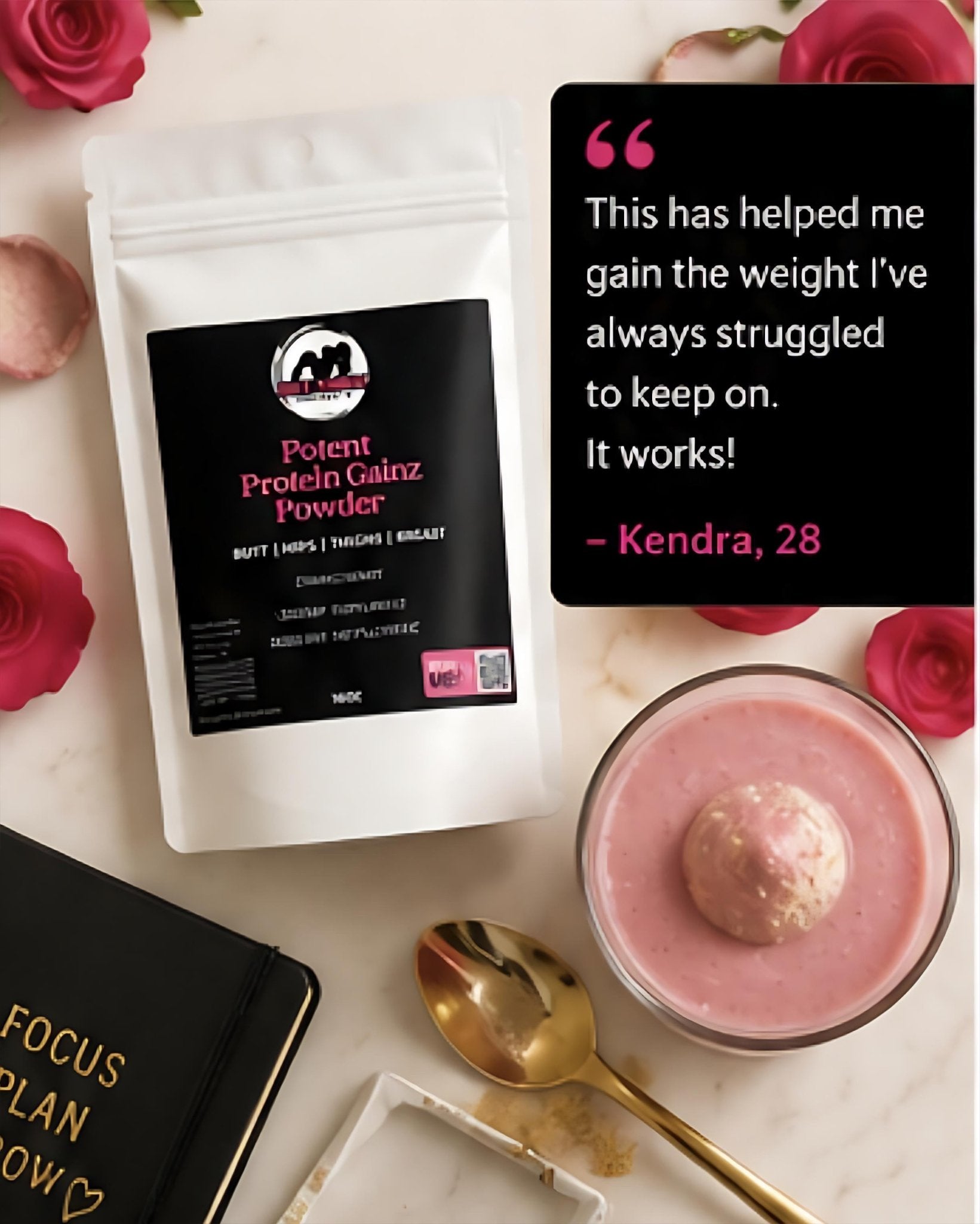 Get Thick Quick Weight Gain Powder – Enhance Your Curves and Gain Weight Fast - Get Thick Products