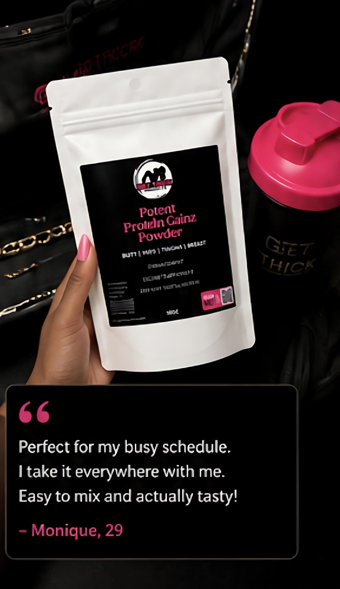 Get Thick Quick Weight Gain Powder – Enhance Your Curves and Gain Weight Fast - Get Thick Products