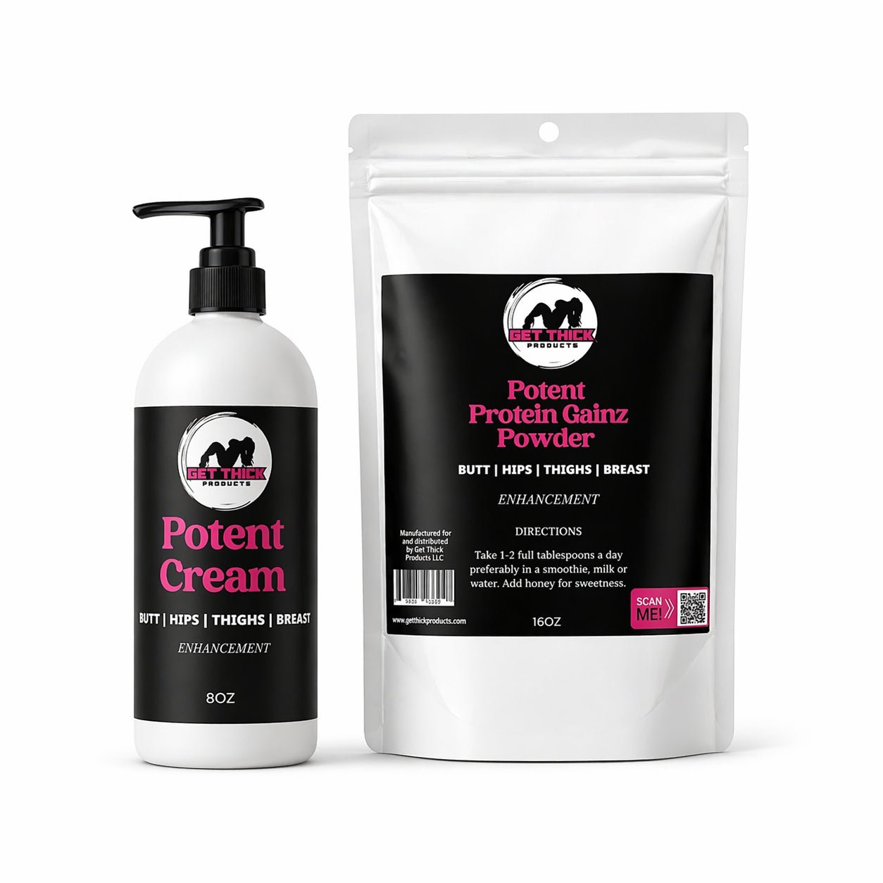 Get Thick Weight Gain Powder and Potent Cream – Enhance Your Curves Naturally - Get Thick Products