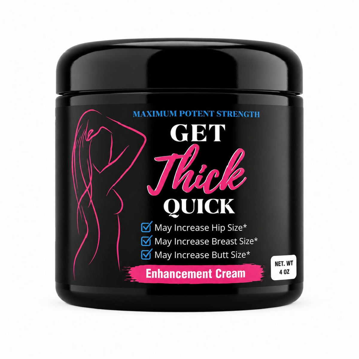 Max Strength Butt Enhancement Cream - Get Thick Quick™ - Get Thick Products