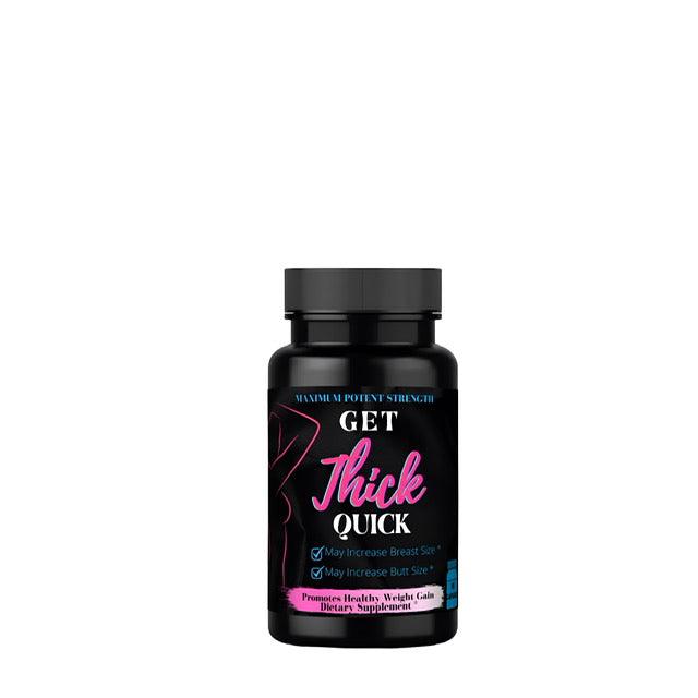 Max Strength Get Thick Quick Bigger Butt, Hips, Enhancement & Longer Hair Pills - Black - Get Thick Products