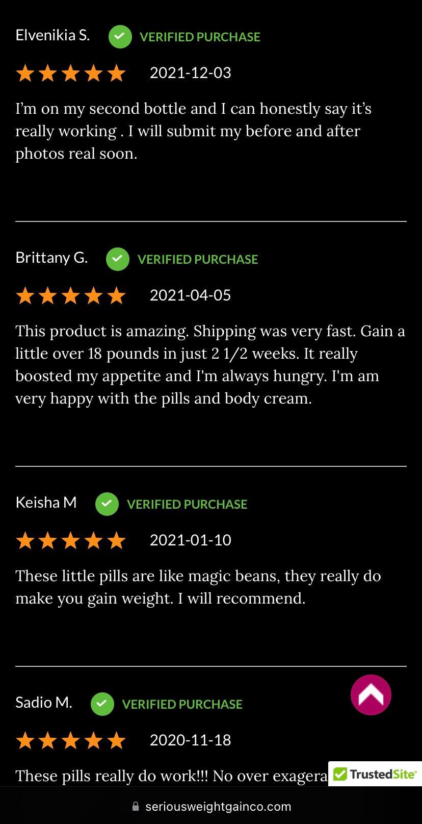 Serious Gains Weight Gain Pills – Fast-Solution for Effective Weight Gain a pound a week