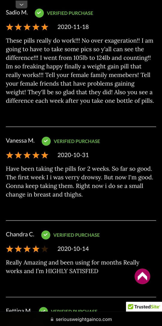 Serious Gains Weight Gain Pills –