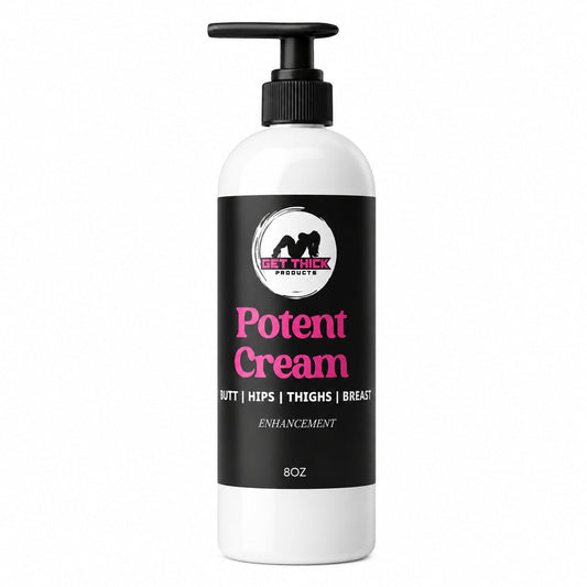 Strongest Version™ Plumping Body Cream – Smooth Skin & Curves Glow 8oz - Get Thick Products