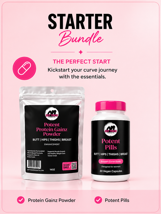 Get Thick™ Starter Curve Routine | Beginner Body Care System for Curves & Weight Support