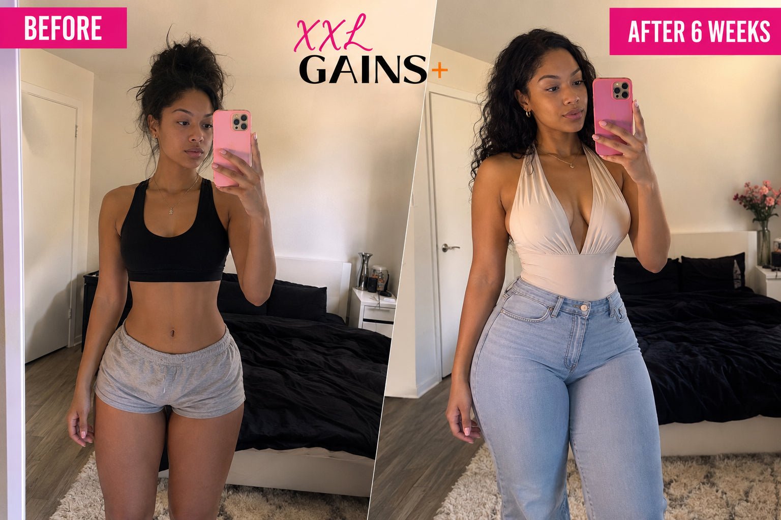 Weight Gain Syrup - XXL Gains with Butt Enhancement Herbs USA - Get Thick Products